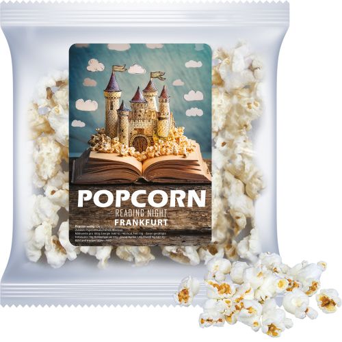 Popcorn süß, ca. 20g, Express Maxi-XL-Tüte mit Etikett