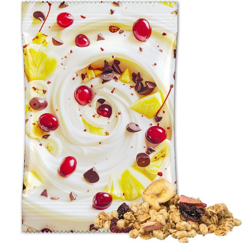Müsli Knusper Früchte, ca. 60g, Maxi-Tüte