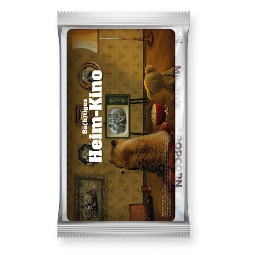 Mikrowellen Popcorn süß, ca. 100g, transparente Folie