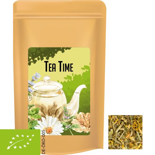 Bio Kräutertee Kräuterfantasie, ca. 20g, Standbeutel Midi