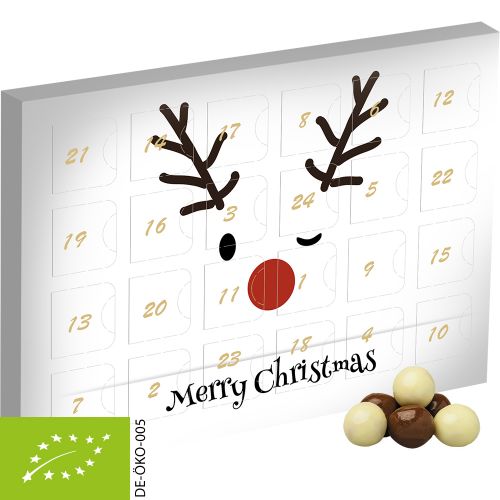 Bio Knusperkugeln-Mix, ca. 50g, Adventskalender Mini