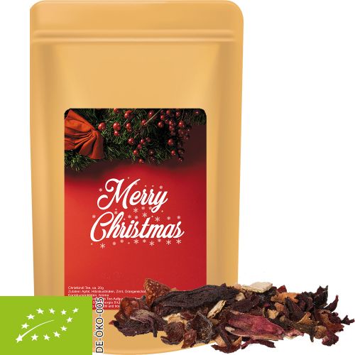 Bio Weihnachts Früchtetee, ca. 55g, Standbeutel Midi