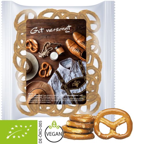 Bio Mini Brezeln Original, ca. 30g, Express Maxi-XL-Tüte mit Etikett
