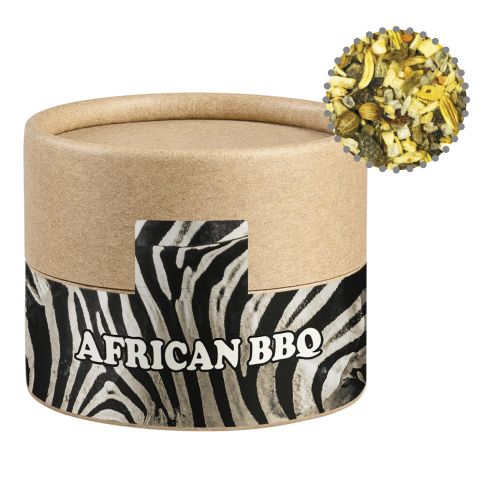 Gewürzmischung African BBQ, ca. 40g, Kraftpapierdose Mini