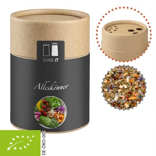 Bio Gewürzmischung Alleskönner, ca. 75g, Kraftpapierstreuer Midi