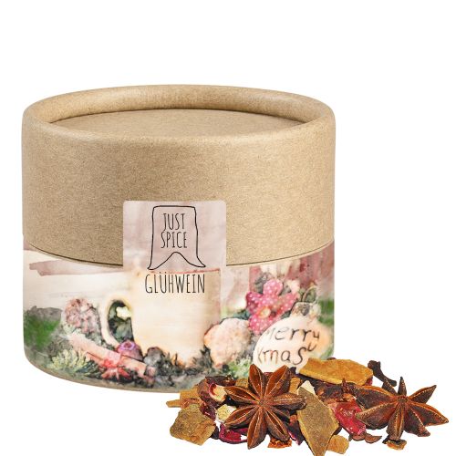 Glühweingewürz grob, ca. 20g, Kraftpapierdose Mini