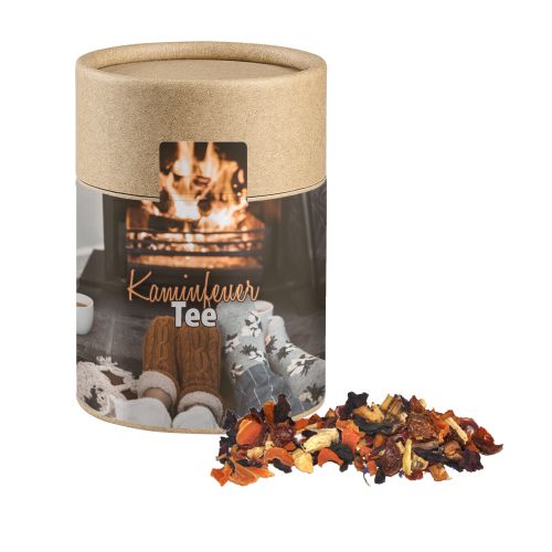 Kaminfeuer Tee, ca. 60g, Kraftpapierdose Midi