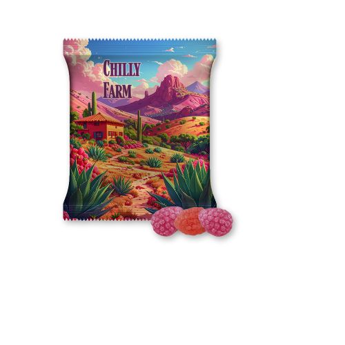 Erdbeer Chili Bonbons, ca. 17g, Midi-Tüte