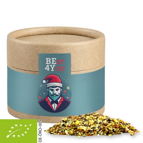 Bio Weihnachts Gewürzmischung Chefsache, ca. 30g, Kraftpapierdose Mini