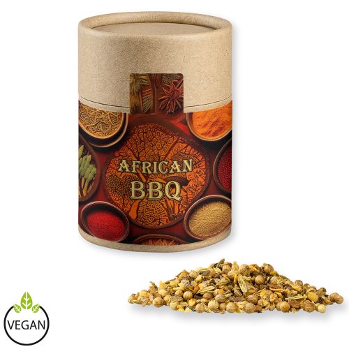 Gewürzmischung African BBQ, ca. 75g, Kraftpapierdose Midi
