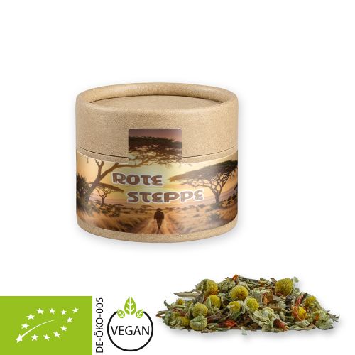 Bio Rotbuschtee Entspannungszeit, ca. 20g, Kraftpapierdose Mini