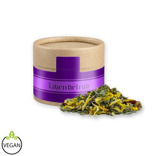 Kräutertee Lavendel, ca. 11g, Kraftpapierdose Mini